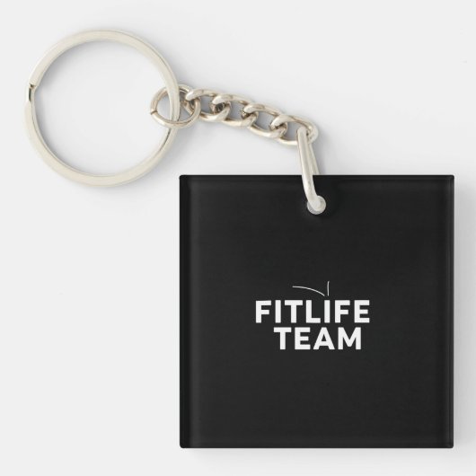 FITLIFETEAM Motivation Tee Schlüsselanhänger (Vorderseite)