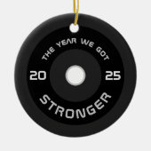 Fitness 2022 personalisiert keramik ornament (Vorne)