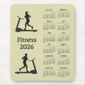 Fitness 2026 Calendar Mousepad (Vorne)