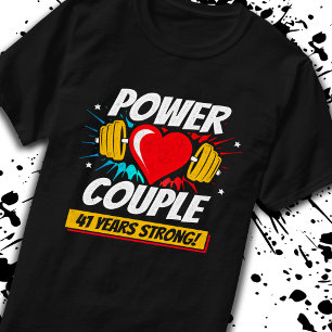 Fitness 41. Jahrestag 41 Jahre stark T-Shirt