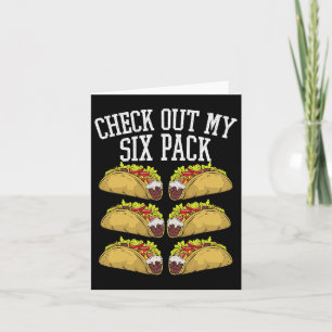 Fitness 6 Pack Tacos Funny mexikanische Gym Top fü Karte
