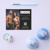 Fitness Appointment Personal Trainer Business Logo Flyer (Einzeln)