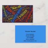 Fitness-berufliche Geschäfts-Karte Visitenkarte (Vorne/Hinten)