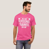 Fitness Best Personal Trainer je Barbell Workout T-Shirt (Vorne ganz)
