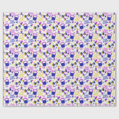 Fitness Birthday Wrapping Paper Geschenkpapier (Flach)