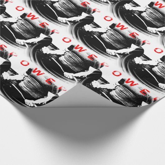 Fitness-Bodybuilding Geschenkpapier (Ecke)