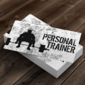 Fitness Bodybuilding Personal Trainer Beruflich Visitenkarte