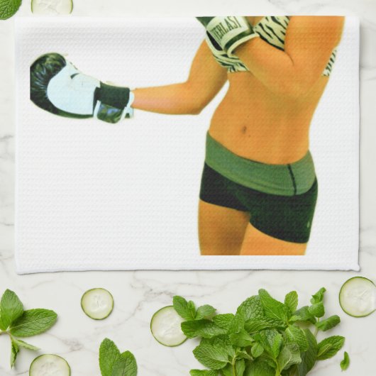 Fitness Boxing Thunder_Cove Geschirrtuch (Gefaltet)