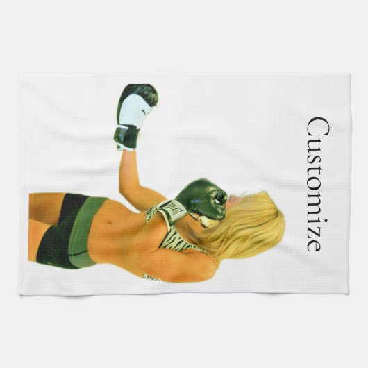 Fitness Boxing Thunder_Cove Geschirrtuch (Horizontal)