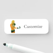 Fitness Boxing Thunder_Cove Namensschild (Beispiel)