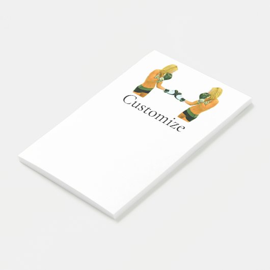 Fitness Boxing Thunder_Cove Post-it Klebezettel (angewinkelt)