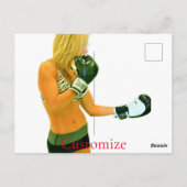 Fitness Boxing Thunder_Cove Postkarte (Rückseite)