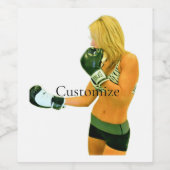 Fitness Boxing Thunder_Cove Weinetikett (Einzelnes Label)
