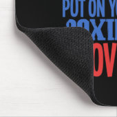 Fitness Boxring - Boxhandschuhe - Ich liebe Kickb Mousepad (Ecke)