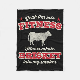 Fitness Brisket in meine Smoker Funny Grill Grille Fleecedecke