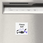 Fitness Buff mit Workout Gear Magnet (In Situ (Geschirrspüler))