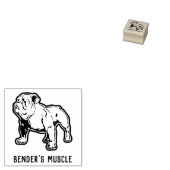Fitness Bulldog Individuelle Name oder Business Gummistempel (Stempel)
