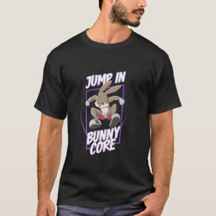 Fitness Bunny Gym Krieger HÜPF IN HASE CORE Lustig T-Shirt