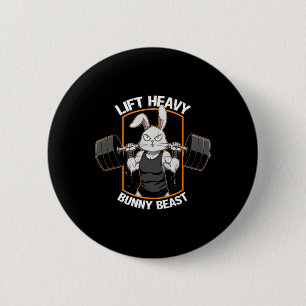 Fitness Bunny Gym Titans Lift Heavy Bunny Beast Fe Button