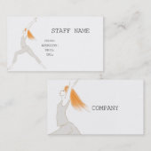 FITNESS BUSINESS CARD VISITENKARTE (Vorne/Hinten)