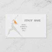 FITNESS BUSINESS CARD VISITENKARTE (Vorderseite)