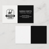 Fitness Center Spin Bike Icon Visitenkarte (Vorne/Hinten)