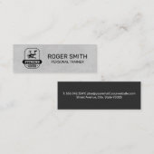 Fitness Center Treadmill | Personal Trainer Mini Visitenkarte (Vorne/Hinten)