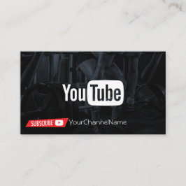 Fitness Channel-Werbekarte Visitenkarte