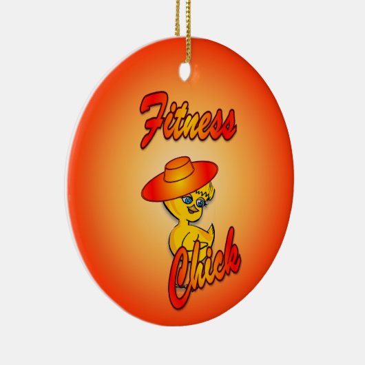 Fitness Chick #5 Keramikornament (Rechts)