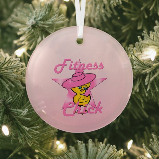 Fitness Chick #8 Ornament Aus Glas (InSitu)
