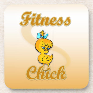 Fitness Chick Getränkeuntersetzer