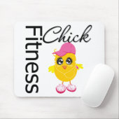 Fitness Chick Mousepad (Mit Mouse)