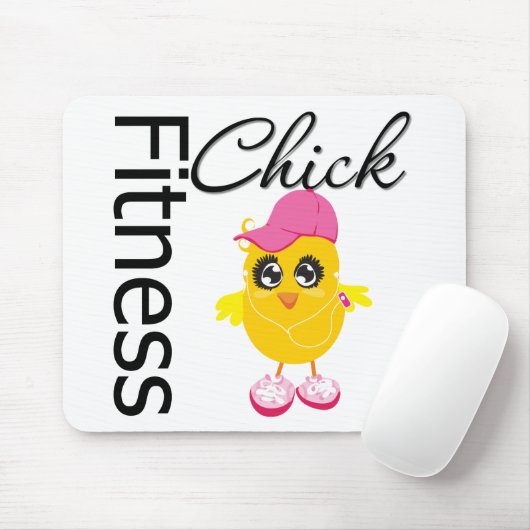 Fitness Chick Mousepad (Mit Mouse)
