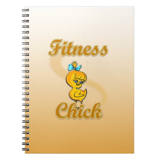Fitness Chick Notizblock (Vorderseite)