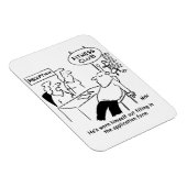 Fitness Club Mitglied ist abgenutzt Magnet (Rechte Seite)