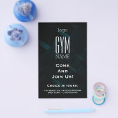 Fitness Club-Werbeaktion Flyer (Einzeln)