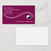 Fitness Coach and Trainer Moderne, einzigartig Visitenkarte (Vorne/Hinten)