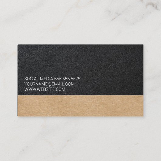 Fitness Coach | Ernährung Visitenkarte (Rückseite)