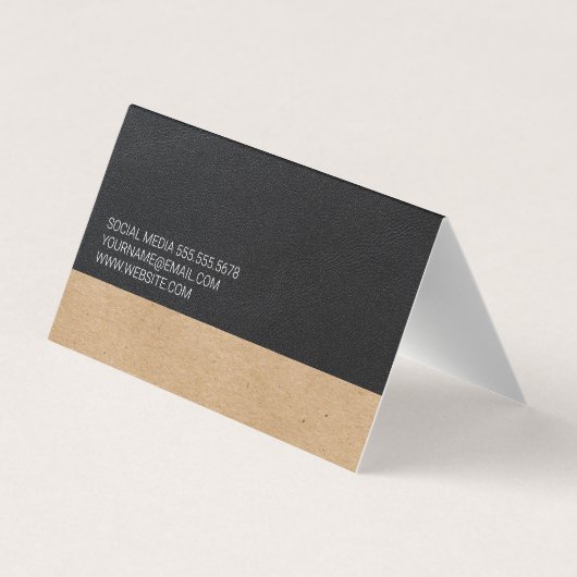 Fitness Coach | Ernährung Visitenkarten (Rückseite)