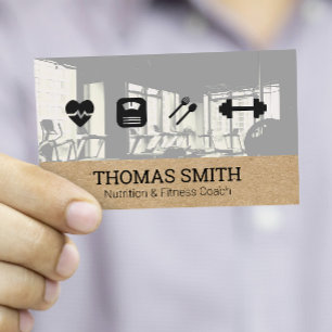 Fitness Coach Ernährungsberaterin Personal Tra Visitenkarte