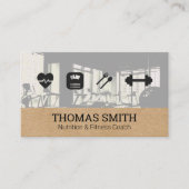 Fitness Coach | Ernährungsberaterin | Personal Tra Visitenkarte (Vorderseite)