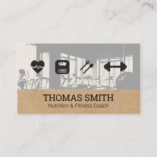 Fitness Coach | Ernährungsberaterin | Personal Tra Visitenkarte (Vorderseite)