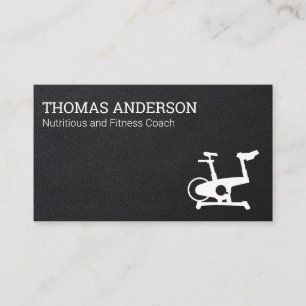 Fitness Coach Ernährungssicherheit Treadmill Visitenkarte