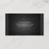 Fitness Coach | Personal Trainer | Handgewicht Visitenkarte (Rückseite)