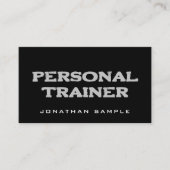 Fitness Coach Personal Trainer Moderner Berufliche Visitenkarte (Vorderseite)