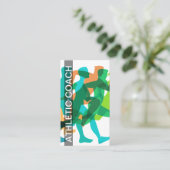 Fitness Coach Sports Trainer Visitenkarte (Stehend Vorderseite)