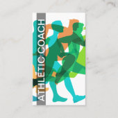 Fitness Coach Sports Trainer Visitenkarte (Vorderseite)