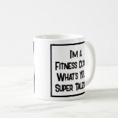 Fitness Coach Super Talent. Tasse (VorderseiteRechts)