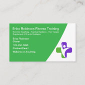 Fitness Coach und Schulung Moderne Visitenkarten Visitenkarte (Vorderseite)