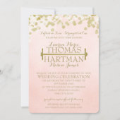 Fitness Curl Bar Weight Hochzeit Einladung (Vorderseite)